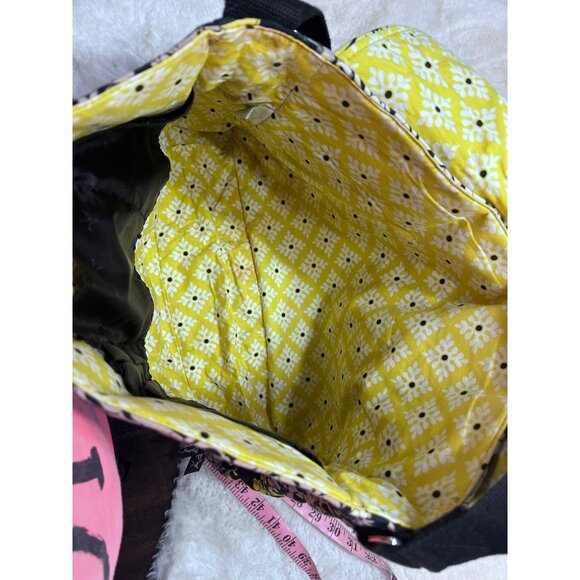 Vera Bradley Baroque Floral Messenger Bag Quilted Cotton Crossbody Purse - Picture 4 of 10